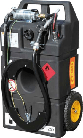 KRAFTSTOFFTROLLEY EX0 60L MIT HANDPUMPE ZAPFVENTIL 10507