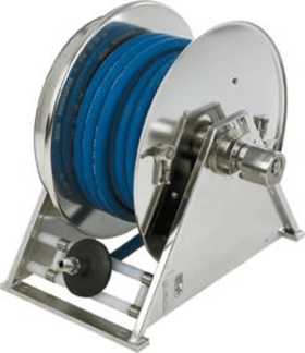 EDELSTAHL-SCHLAUCHAUFROLLER VA 5000 M. SCHLA. 15M DN13MM DL/ÖL/WA VA51513BSCH21