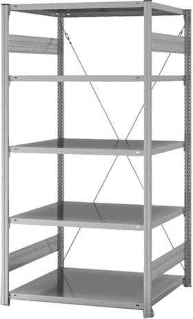 GRUNDREGAL EDELSTAHL 5 BÖDEN 2000X800X 1000MM HVG20810XM