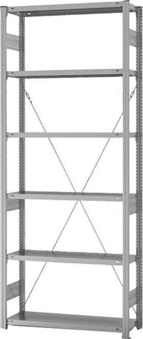 GRUNDREGAL EDELSTAHL 6 BÖDEN 2500X300X 1000MM HVG25310XM