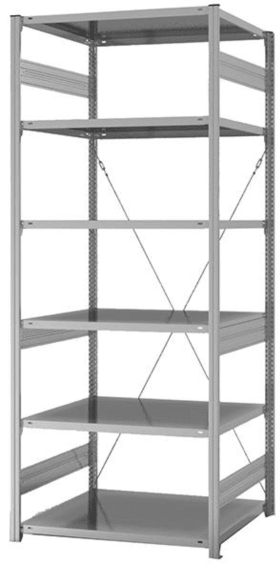 GRUNDREGAL EDELSTAHL 6 BÖDEN 2500X800X 1000MM HVG25810XM