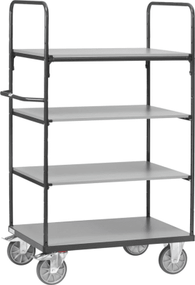 ETAGENWAGEN 8302 GRAU 4 BÖDEN 1000X700MM 8302-7016