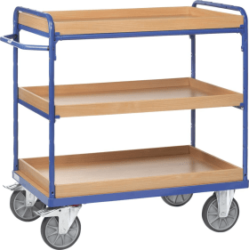 ETAGENWAGEN M. KÄSTEN 3 BÖDEN 1000X600MM 8121