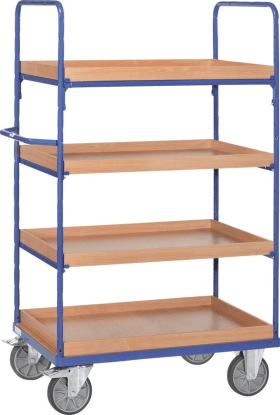 ETAGENWAGEN M. KÄSTEN 4 BÖDEN 1000X700MM 8322