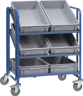 EUROKASTEN-WAGEN 2392 6 KÄSTEN 820X610MM 2392