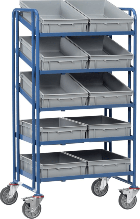 EUROKASTEN-WAGEN 1372 10 KÄSTEN 820X610MM