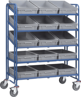 EUROKASTEN-WAGEN 1399 15 KÄSTEN 300KG 1240X610MM