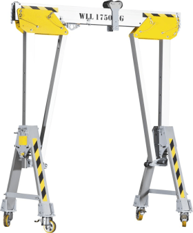 ALU-PORTALKRAN RLPK-S-4 FAHRBAR / KLAPP- BAR 1250KG J00820