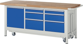 ABSENKBARE WERKBANK 8000 - MODELL 8570 2000X700X880MM 05-8570A2-207B4F.11