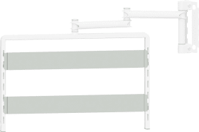 HALTESCHIENE FÜR GRUND-SCHWENKRAHMEN RAL 7035 999.218.0001