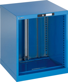 SCHRANKGEHÄUSE 27X27 E B564XT572XH533MM RAL 5012 NH 450MM 71.072.010