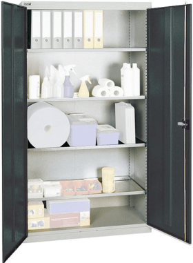 WERKZEUGSCHRANK S2000 RAL 7035/7016 4 FACHBÖDEN DURCHGEHEND 2008071