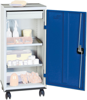 WERKZEUGSCHRANK S2000 RAL 7035/5010 1 SCHUBLADE 2 WANNENBÖDEN 2093174