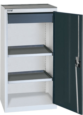 WERKZEUGSCHRANK S3000 RAL 7035/7016 1 SCHUBLADE 100MM2 WANNENBÖDEN 3001171