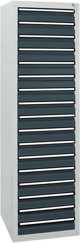 SCHUBLADENSCHRANK STS 410 RAL 7035/7016 17X100MM 7105171