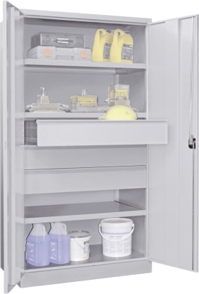 SCHWERLASTSCHRANK 1040X630X1950MM RAL RAL 7035 3 FB SL 3 36365-104-002-735