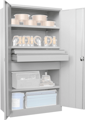 SCHWERLASTSCHRANK 1040X630X1950MM RAL RAL 7035 3 FB SL 3 36365-104-005-735