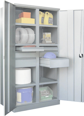 SCHWERLASTSCHRANK 1040X630X1950MM RAL 7035 6 FB SL 6 36366-104-005-735