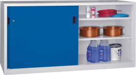 SCHWERLAST-SCHIEBETÜRENSCHRANK 2000X600X 1000MM R7035/5012 30330-200-601-735512