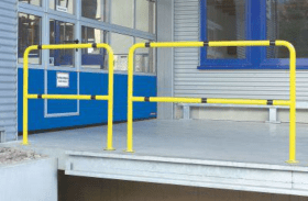 SCHUTZBÜGEL GRUNDIERT/GELB RAL1018H100 0XB1500MM 310150GC