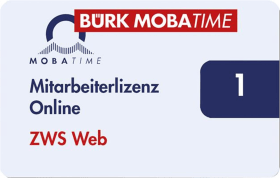 ZWS WEB LIZENZ BASIC ZEITERFASSUNG ONLINE B009 0000 1001