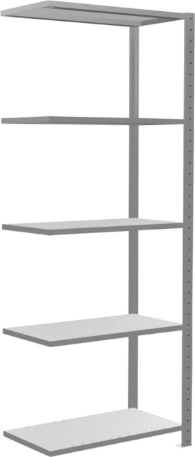 Schulte Steckregal m.Längenriegel B750xT400xH2000 mm Anbaufeld 5  Böden,en vzk Fachlast 150kg