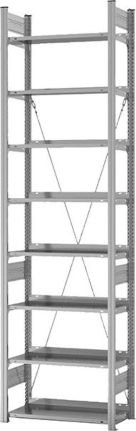 GRUNDREGAL ZERLEGT HZG 27307 EX 8 BÖDEN 2700X300X750MM VERZINKT HZG27307EX
