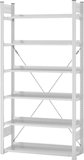 GRUNDREGAL ZERLEGT HKG 20310 EX 6 BÖDEN 2000X300X1000MM LICHTGRAU HKG20310EX