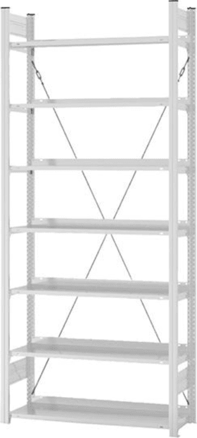GRUNDREGAL ZERLEGT HKG 23310 EX 7 BÖDEN 2350X300X1000MM LICHTGRAU HKG23310EX