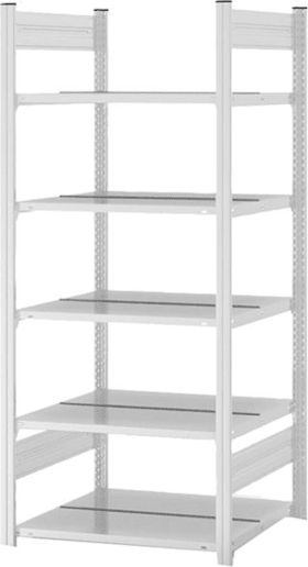 GRUNDREGAL ZERLEGT HKG 17607 DA 5 BÖDEN 1750X600X750MM LICHTGRAU HKG17607DA