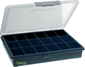 RAACO SORTIMENTSKOFFER KUNSTSTOFF AS SORTER 5-18 BLAU 5733439136167