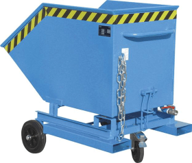 SPÄNEKASTENWAGEN SKW-ET 400L 900X1320X 1090MM RAL5012 TK 300KG 4438-41-0000-3