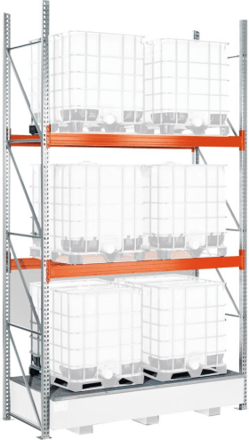 META Palettenregal Grundfeld B2870xT1100xH4900 3 Ebenen 