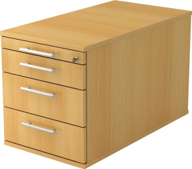 ROLLCONTAINER TC30 42,8X80X51,2CM BUCHE VTC30/6/6/RE