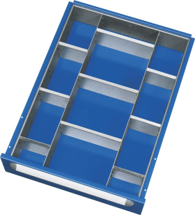 EINTEILUNGSSET FÜR FH 90MM 2 TRENNWAND 9 TRENNBLECHE E-ET-2-9-60-90