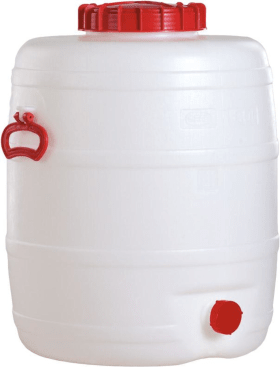 FASS RUND STEHEND 80L 623MMX486MM WEISS 825054