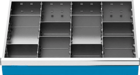 SCHLITZ-TRENNWÄNDE FH100 BREITE 680MM 168-139A