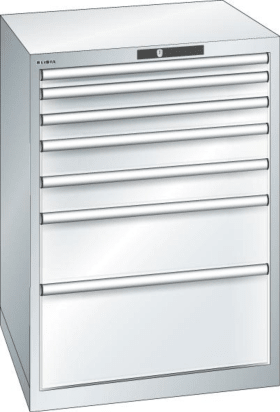 SCHUBLADENSCHRANK EDGE 36X36E 717X725X 1000 7 SCH. 75KG D/FKEYLOCK 74.842.020