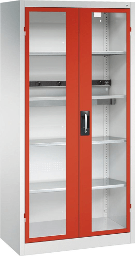 CP Akkuladeschrank BASIC mit Sichtfenstertüren  