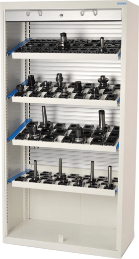 CNC-ROLLADENSCHRANK 1000X500X1950 M. ALU-ROLLADEN CNC-TRÄGER 02.289.00A