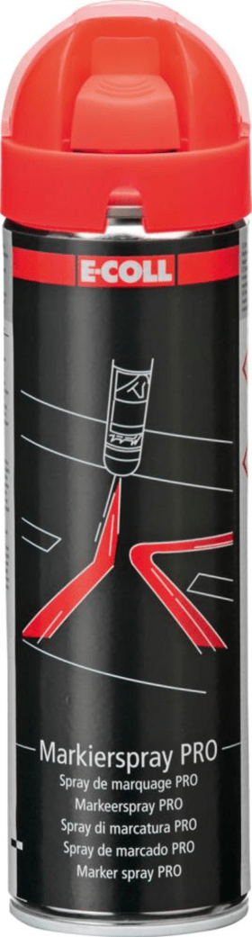 E-COLL PRO MARKIERSPRAY 500ML ROT 4317784565431