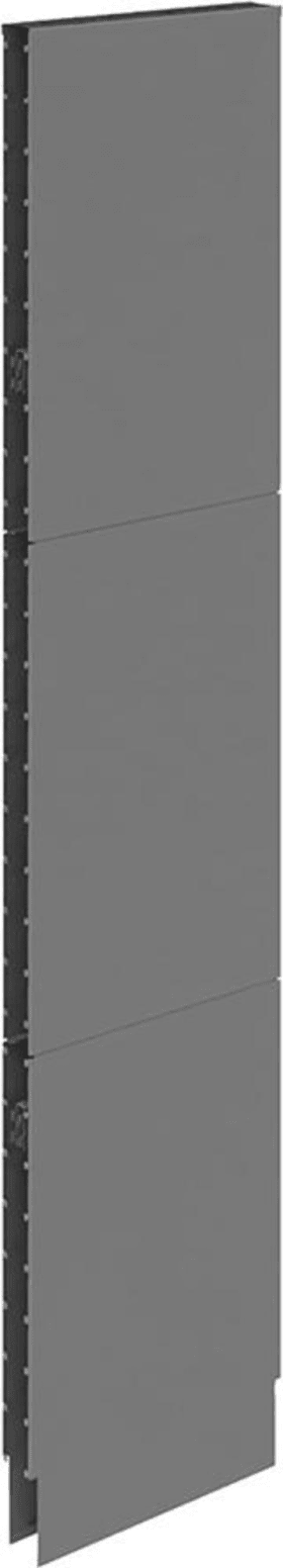 AKUSTIKWANDELEMENT 625X2960MM RAL 7037 GESCHLOSSEN PA720020-2317