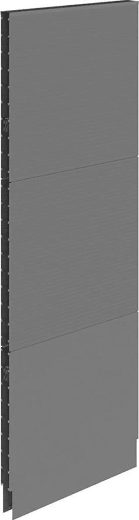 AKUSTIKWANDELEMENT 1000X2960MM RAL 7037 GESCHLOSSEN PA720220-2317