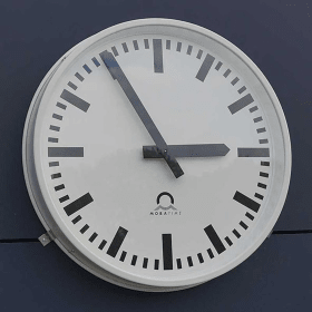 AUSSEN-FUNKUHR FLEXLINE Ø 60CM ZIFFER- BLATT NORMSTRICH 068 869R 2510