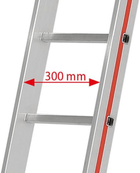 SCHIEBELEITER ZWEITEILIG 2X8 SPROSSEN AH 4,50M