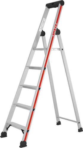 STUFENSTEHLEITER PLATTF. EINS. 5 STUFEN AH 2,61M 4019502339491