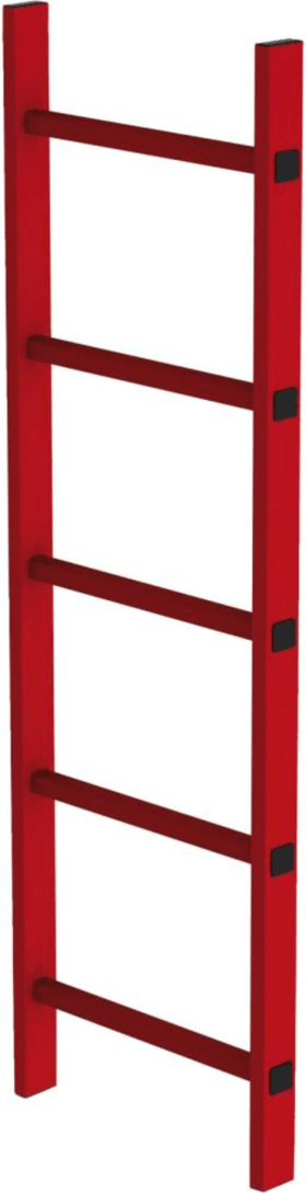 SCHACHTLEITER 5 SPROSSEN L 1,40M B450MM LW 300MM GFK 64105