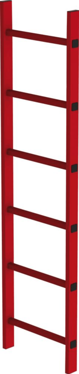 SCHACHTLEITER 6 SPROSSEN L 1,68M B450MM LW 300MM GFK 64106
