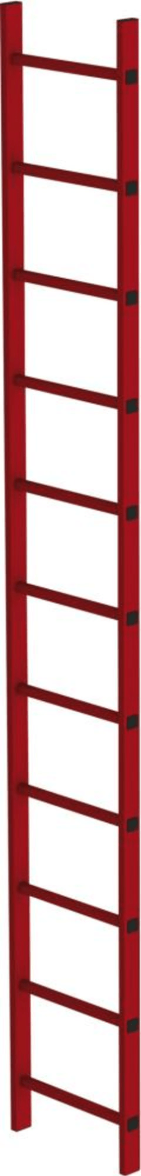 SCHACHTLEITER 11 SPROSSEN L 3,08M B450MM LW 300MM GFK 64111