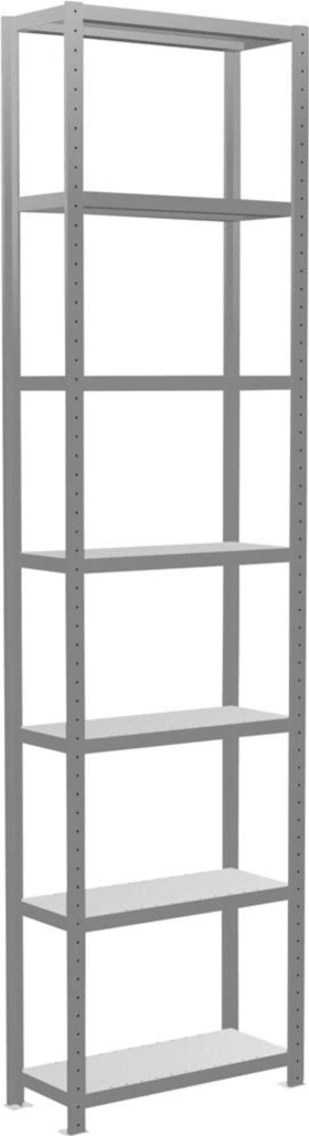 Schulte Steckregal m.Längenriegel B1000xT800xH3000 mm Anbaufeld 7  Böden,en vzk Fachlast 150kg